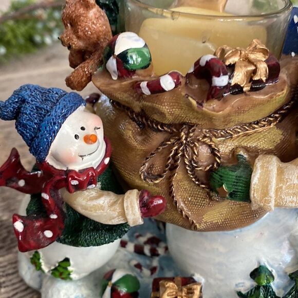 Home  Interiors  Snowman Candleholder  Decor - Picture 6 of 7